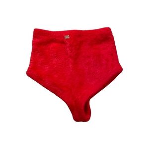 FURRY RED BOTTOMS